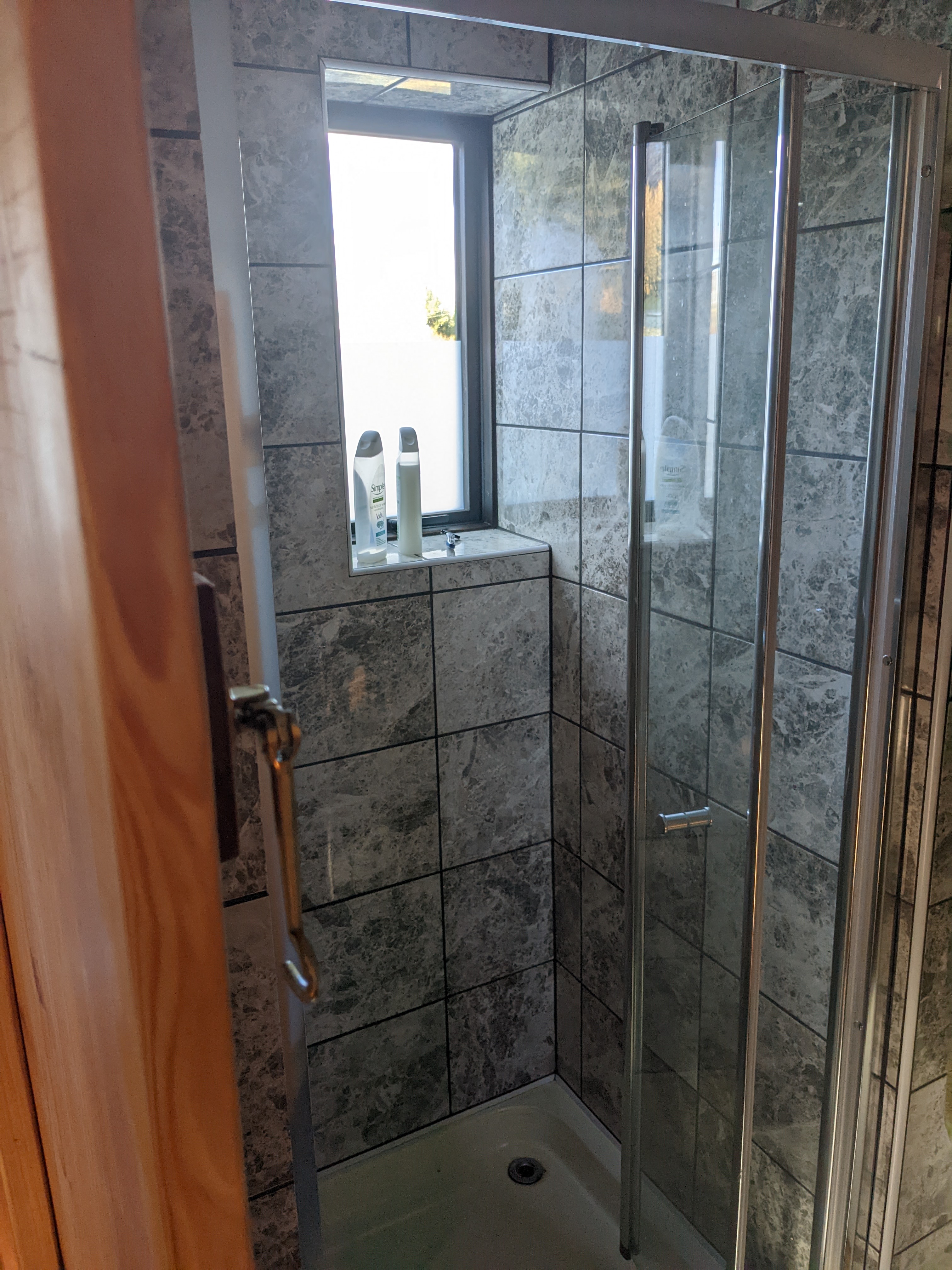 The shower room